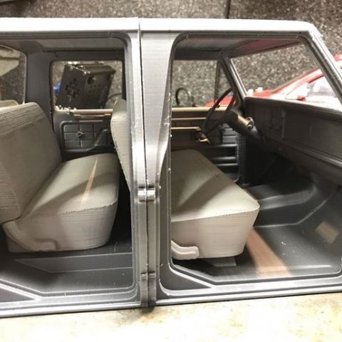 frd f350 1978 dual cab rc body 3D in
