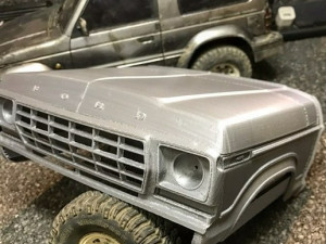 frd f350 1978 dual cab rc body 3D Принт Модель