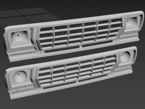 frd f350 1978 dual cab rc body 3D Принт Модель