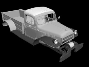 dodge power wagon rc body 3D Print Model