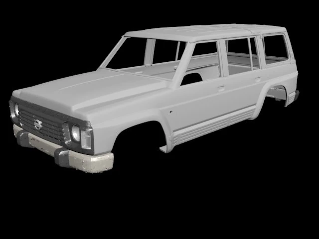 nissan patrulha y60 rc corpo Modelo de Impressão 3D .c4d .max .obj .3ds .fbx .stl .blend 