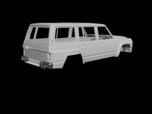 nissan patrol y60 rc body Model do druku 3D