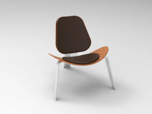 розкішне крісло 3D Модель