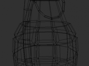 low poly hand grenade 3D 모델
