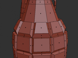 low poly hand grenade 3D 모델