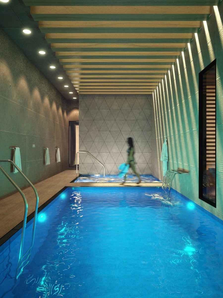 3d interior 001 swimming pool 3D Model .c4d .max .obj .3ds .fbx .stl .blend 