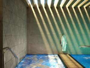 3d interior 001 swimming pool 3D 모델