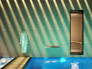 3d interior 001 swimming pool 3D Model