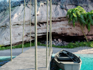 exterior 002 beach Modelo 3D