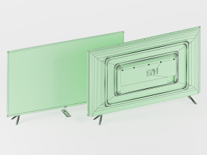 xiaomi mi tv 4s 43 425 remote controller 3D Model