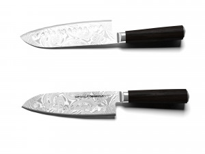 knife samura damascus santoku sd-0094 180 mm 3D Model