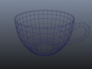 glass tea-coffee cup saucer Model 3D