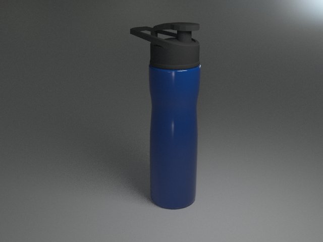 water bottle Modello 3D .c4d .max .obj .3ds .fbx .stl .blend