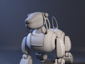 the robot dog 3D Model