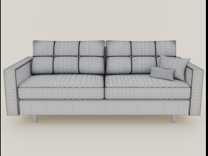 fabric sofa 3Dモデル