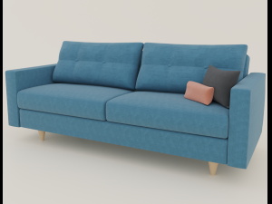 fabric sofa 3Dモデル