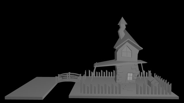 home 3D 모델 .c4d .max .obj .3ds .fbx .stl .blend 