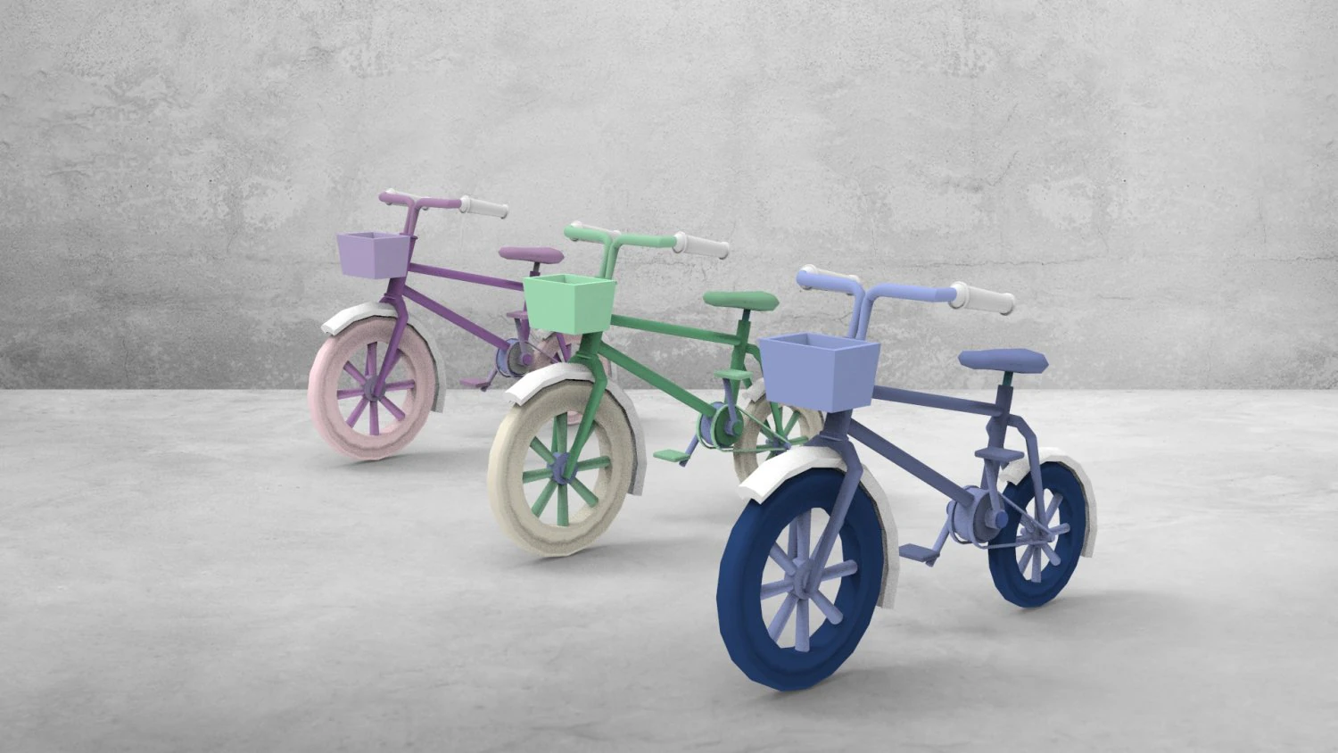bicycle 3D Model .c4d .max .obj .3ds .fbx .stl .blend 