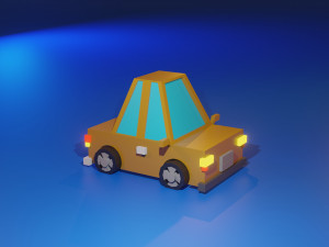 low poly car pack Modelo 3D