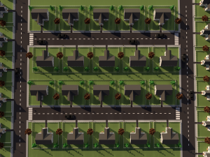 3d neighborhood model Model 3D