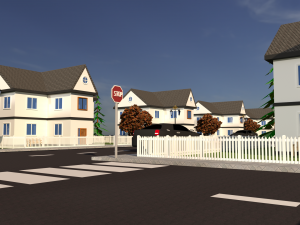 3d neighborhood model Model 3D