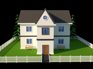 3d villa 3D 모델