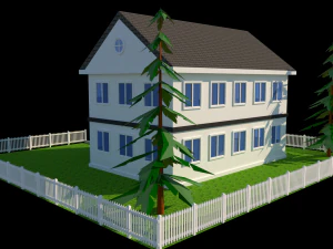 3d villa 3D Model