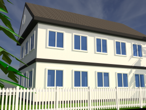 3d villa Modelo 3D