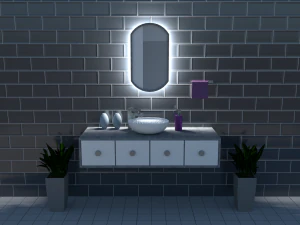 3D浴室水槽模型 3D 模型