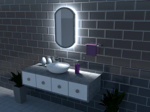 3d bathroom sink 3D Model