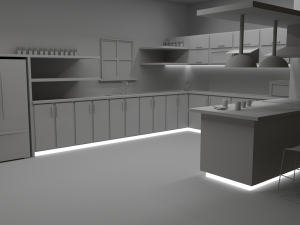 3d kitchen model 3Dモデル