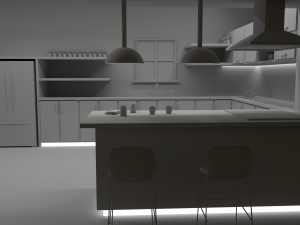 3d kitchen model 3Dモデル