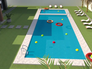 3d modern villa 3D Model
