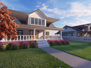 3d villa 2 model 3D Модель