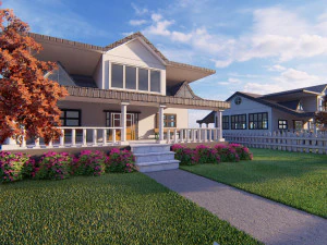 3d villa 2 model 3D Model