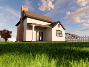 3d villa 3 model Modello 3D