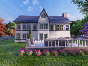 3d villa 4 model Modèle 3D