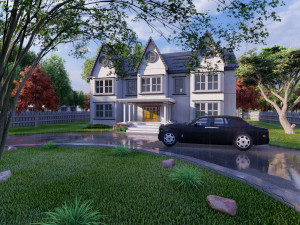 3d villa 4 model Modèle 3D