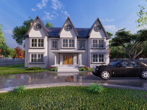 3d villa 4 model Modèle 3D