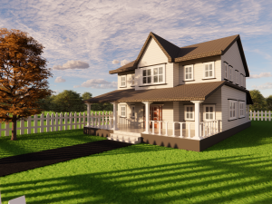 3d villa 5 model 3D 모델
