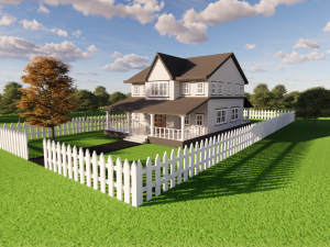 3d villa 5 model 3Dモデル