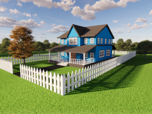 3d villa 5 model 3Dモデル