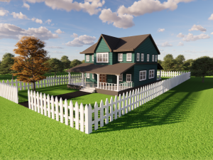 3d villa 5 model 3Dモデル