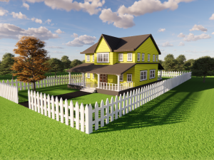 3d villa 5 model 3Dモデル