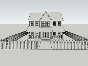 3d villa 5 model 3Dモデル