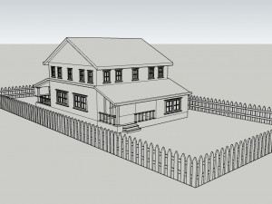 3d villa 5 model 3Dモデル
