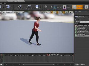 woman character low-poly 3Dモデル