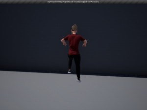 woman character low-poly 3Dモデル
