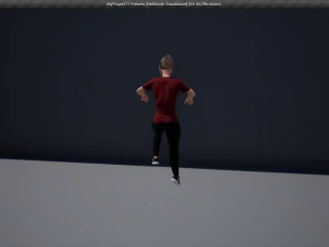 woman character low-poly 3D Model