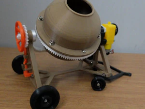 concrete mixer 3d 3D Print Model